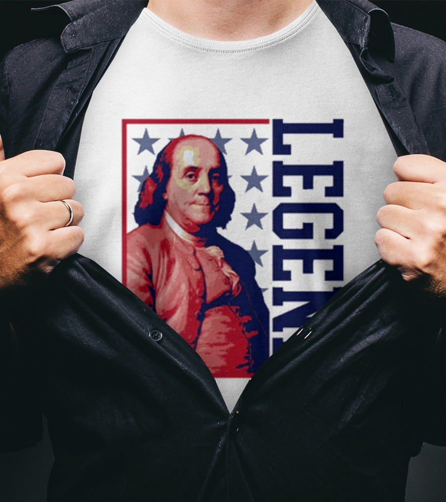 Legend Benjamin Franklin Stars T-Shirt