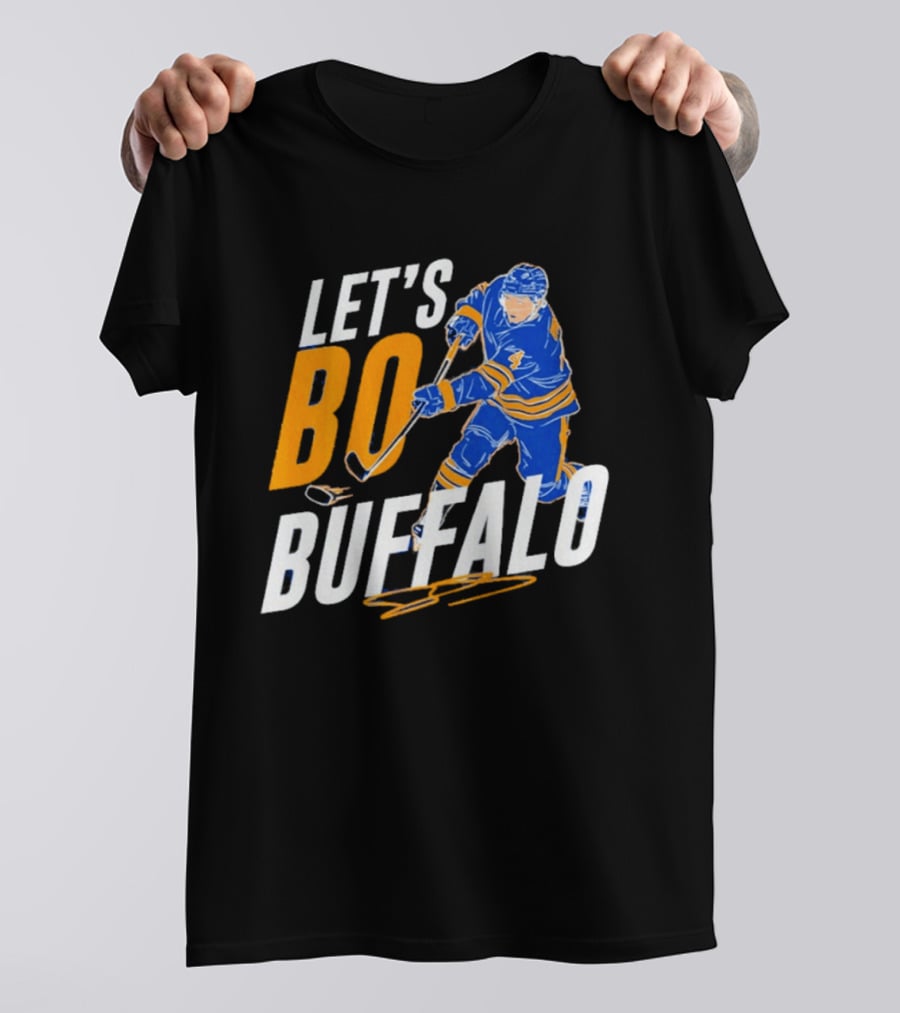 Let's Bo Buffalo Hockey Bowen Byram Buffalo Sabres T-Shirt