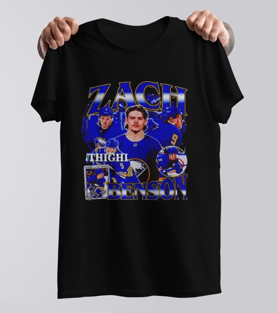 Buffalo Sabres Zach Benson Thighi Hockey T-Shirt