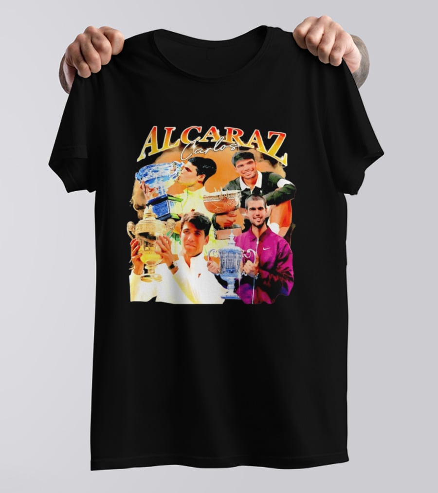 Carlos Alcaraz Tennis Trophies Champion Highlights T-Shirt