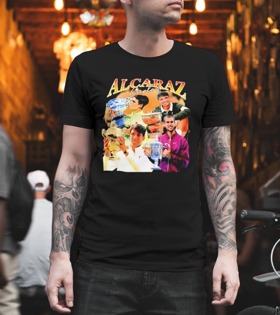 Carlos Alcaraz Tennis Trophies Champion Highlights T-Shirt