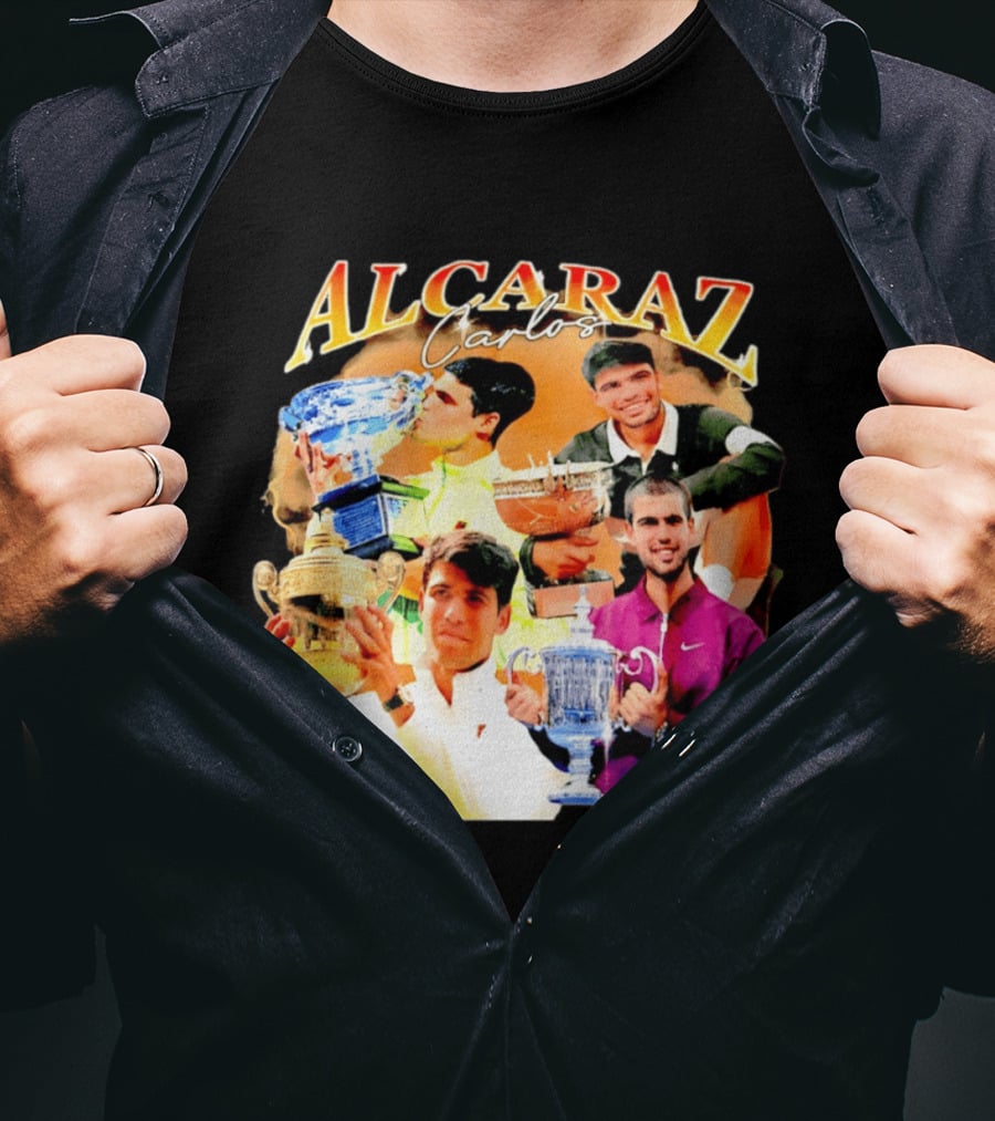 Carlos Alcaraz Tennis Trophies Champion Highlights T-Shirt