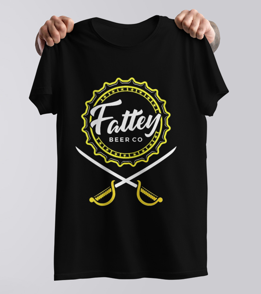 Fattey Beer Co Buffalo Sabres Crossed Swords T-Shirt