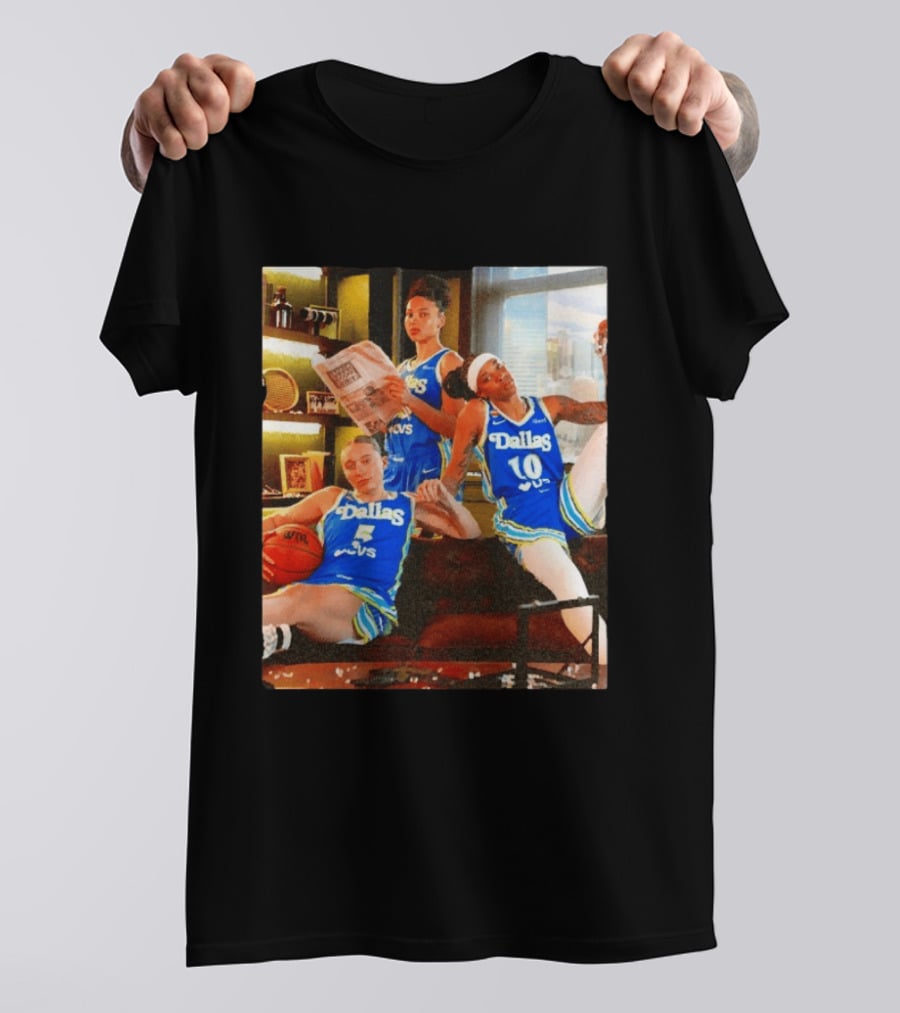 Dallas Wings 2026 Azzi Fudd Paige Bueckers Aziaha James Basketball Photo T-Shirt