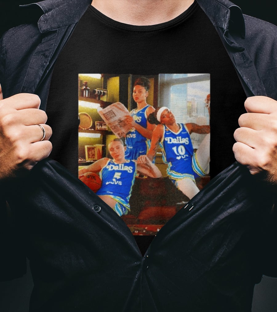 Dallas Wings 2026 Azzi Fudd Paige Bueckers Aziaha James Basketball Photo T-Shirt