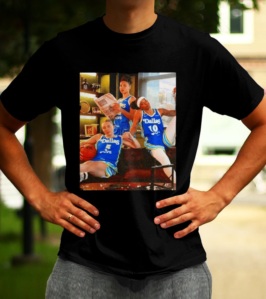 Dallas Wings 2026 Azzi Fudd Paige Bueckers Aziaha James Basketball Photo T-Shirt