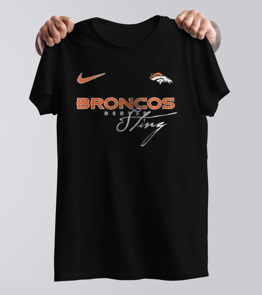 Nike Denver Broncos Sting Collaboration T-Shirt