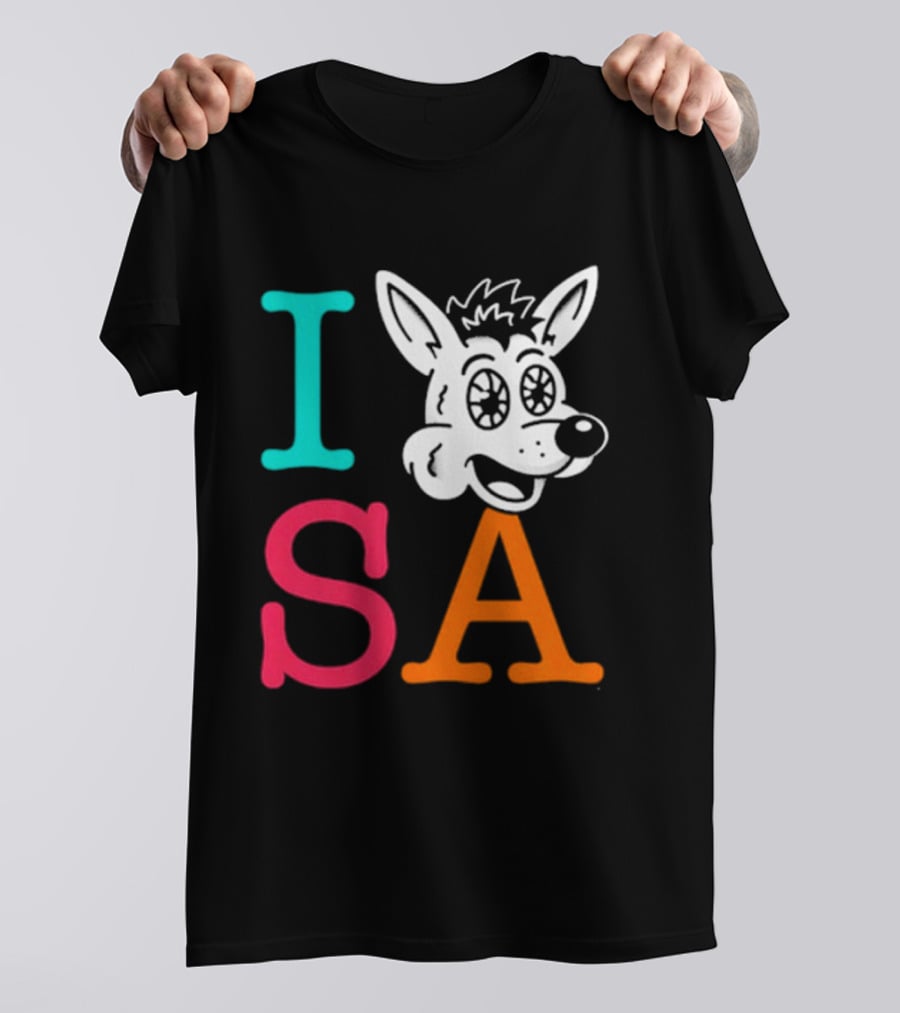 I Love SA Coyote Spurs Basketball T-Shirt