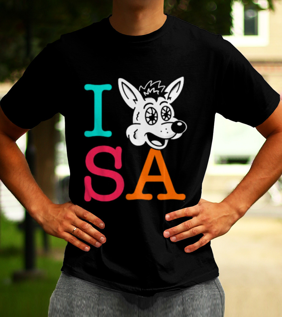 I Love SA Coyote Spurs Basketball T-Shirt