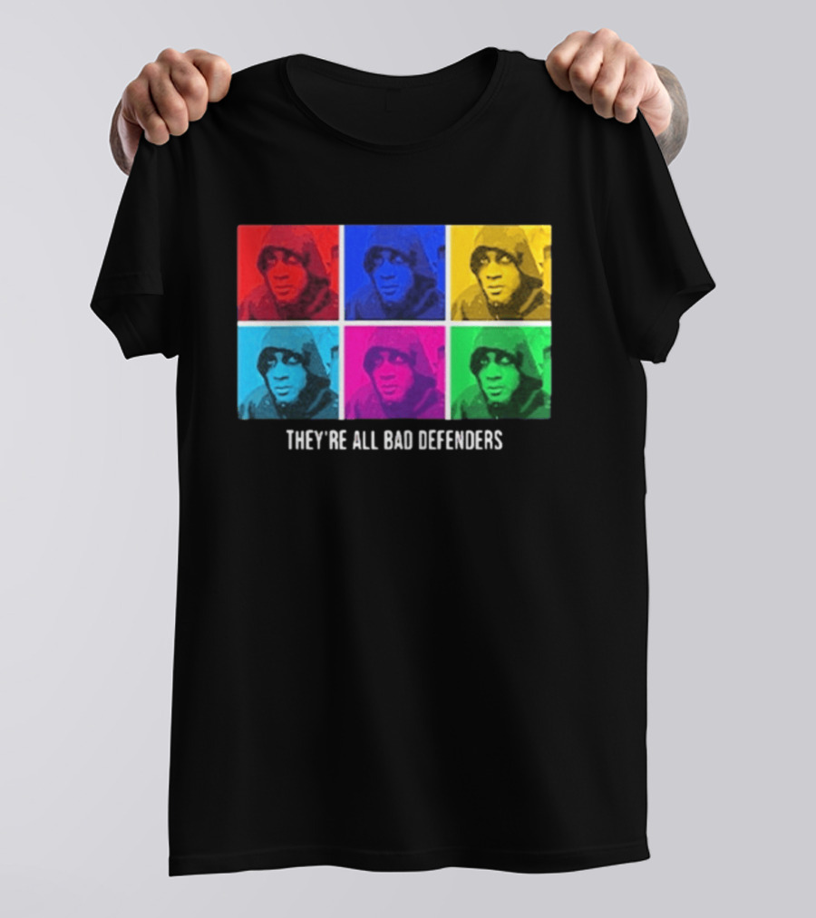 Jaden McDaniels Pop Art Style They're All Bad Defenders T-Shirt