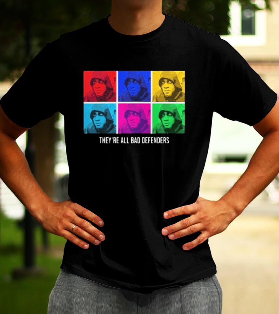 Jaden McDaniels Pop Art Style They're All Bad Defenders T-Shirt