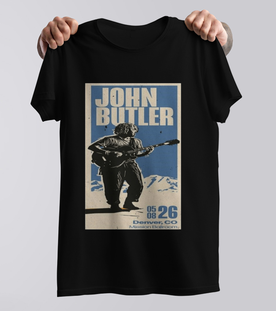 John Butler May 8 2026 Denver CO Mission Ballroom T-Shirt