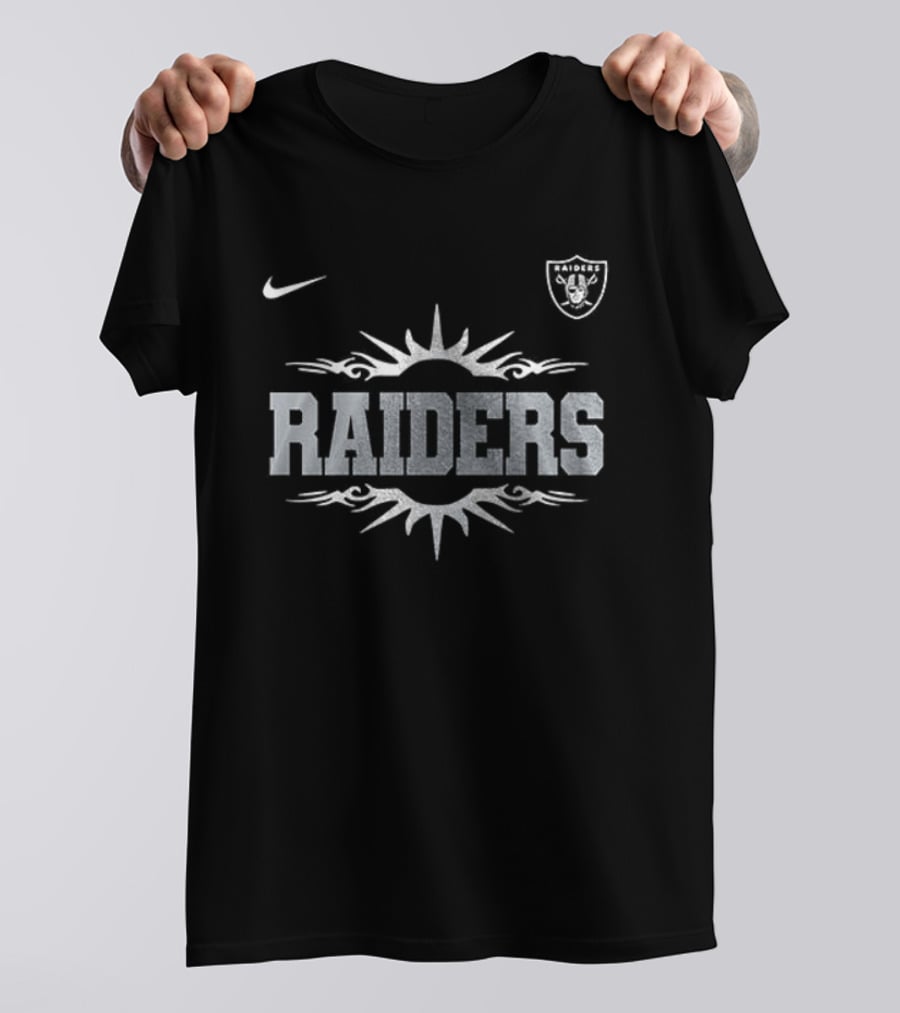 Las Vegas Raiders Nike Logo I Stand With Jason Aldean T-Shirt
