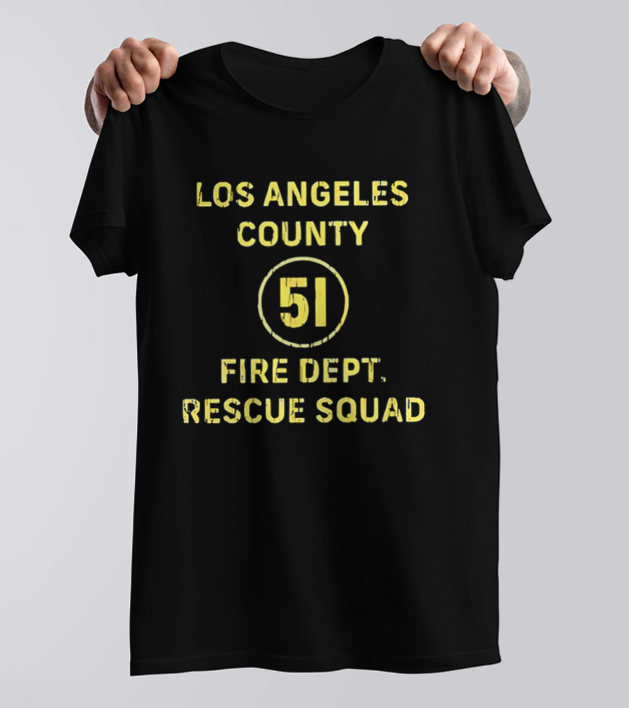 Los Angeles County Fire Dept 51 Rescue Squad T-Shirt