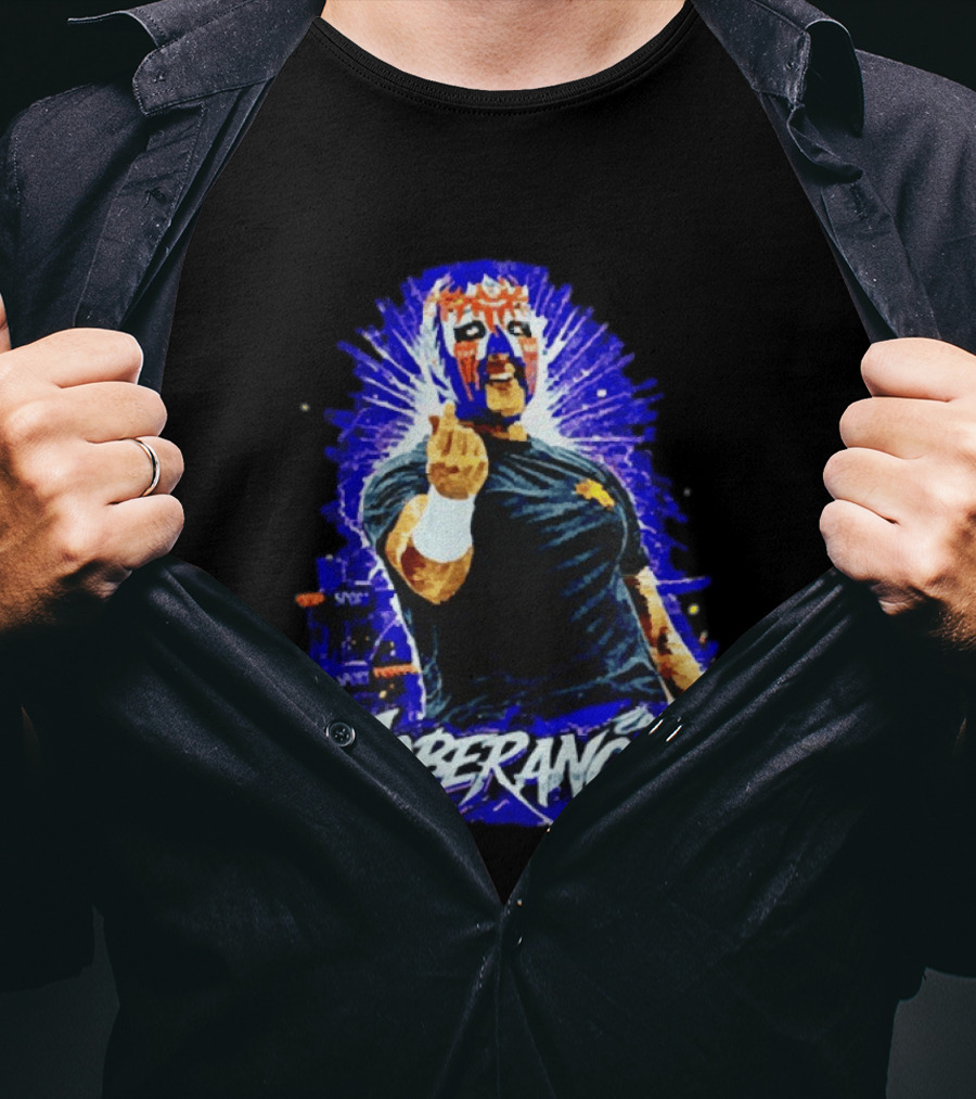 Soberano Jr Mexican Luchador Mask And Pose T-Shirt