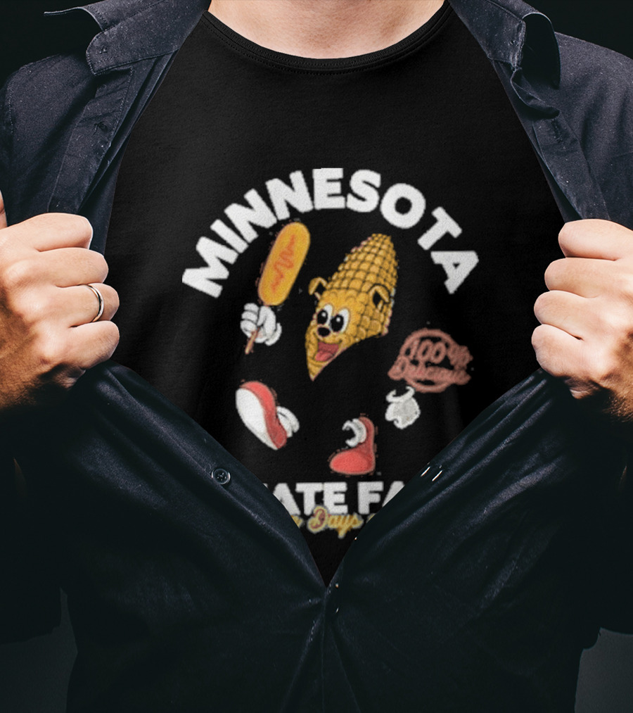 Minnesota State Fair 2026 Running Corn Dog Twelve Days Of Fun T-Shirt