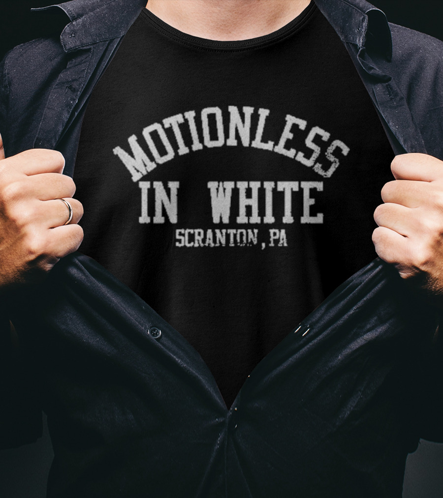 Motionless In White Scranton PA Afraid Of The Dark T-Shirt