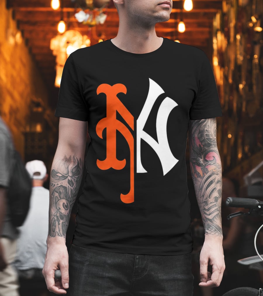 New York Mets Subway Series 2026 NY Logo Giveaway T-Shirt