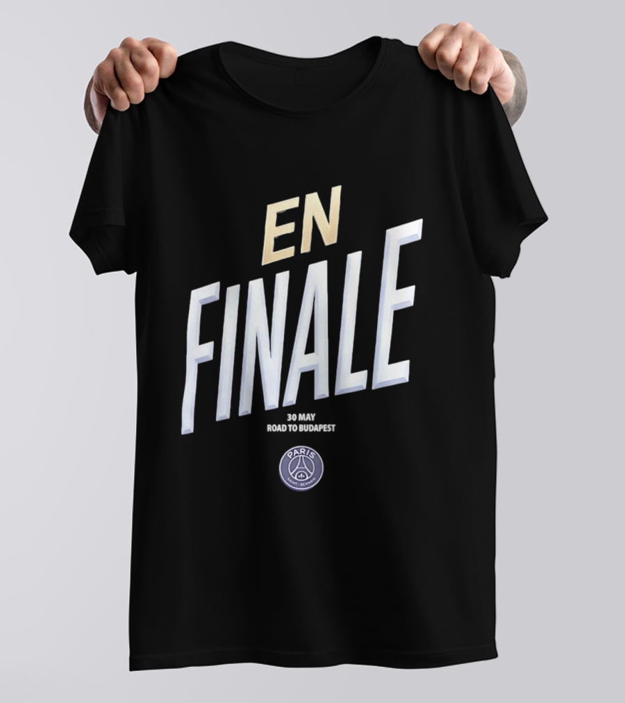 Paris Saint Germain En Finale Budapest 2026 T-Shirt