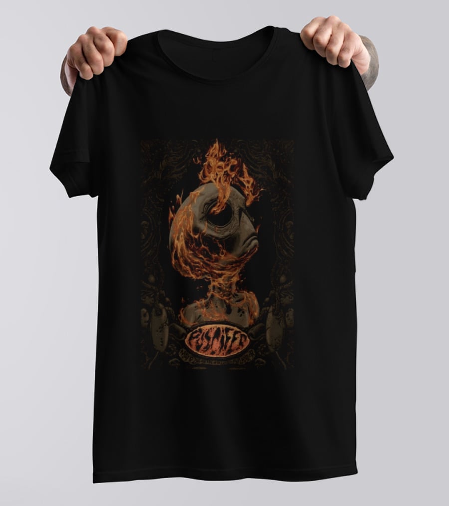 Puscifer Portland OR 5 8 2026 Flaming Skull T-Shirt
