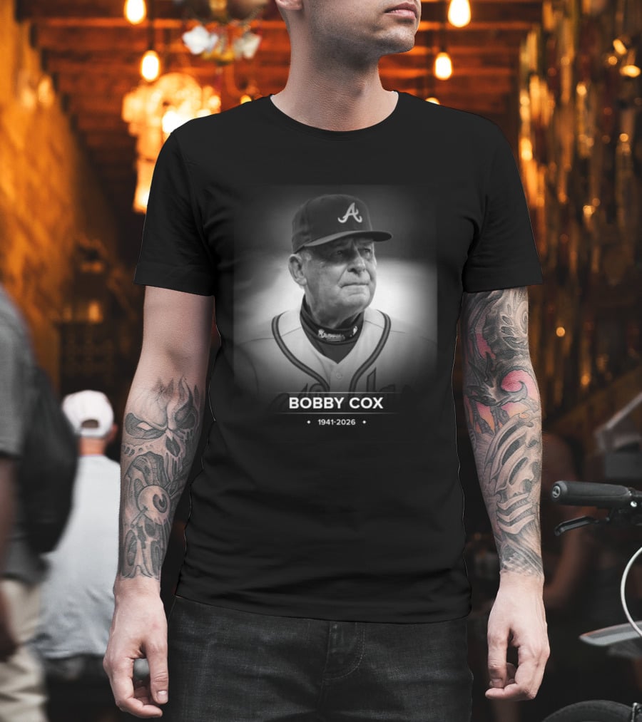 Bobby Cox 1941 2026 Atlanta Braves Manager Legacy T-Shirt