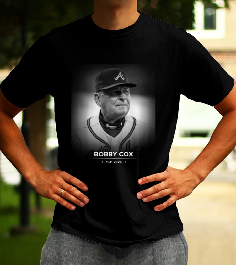 Bobby Cox 1941 2026 Atlanta Braves Manager Legacy T-Shirt