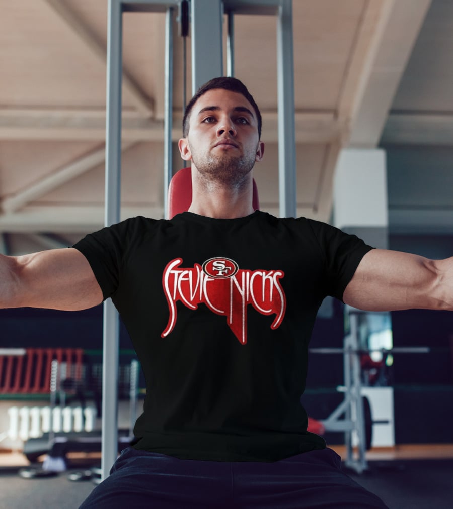 San Francisco 49ers X Stevie Nicks Collaboration SF T-Shirt