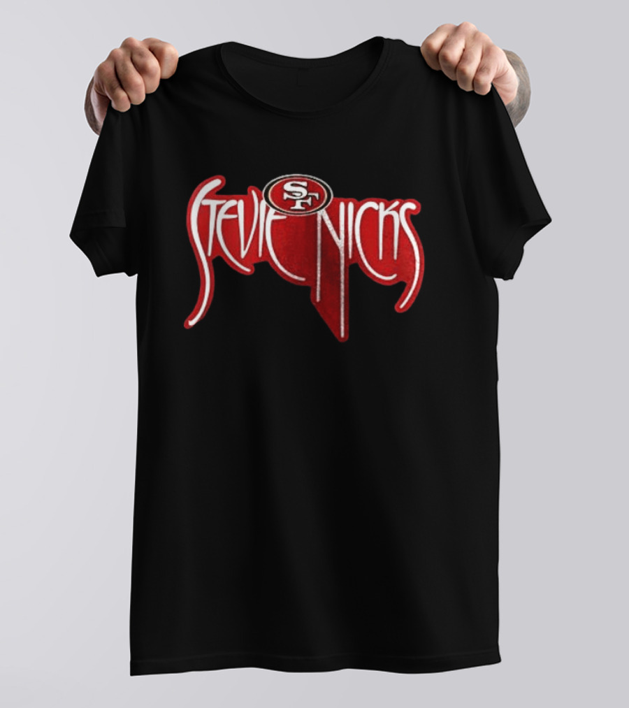 San Francisco 49ers X Stevie Nicks Collaboration SF T-Shirt