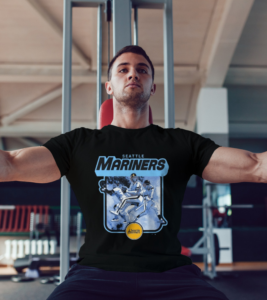 Seattle Mariners Retro Cooperstown Collection Baseball Team Players T-Shirt