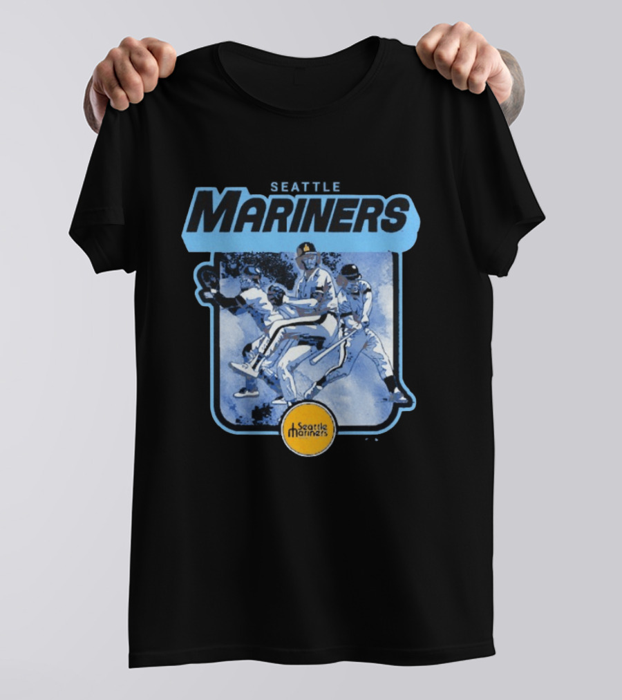 Seattle Mariners Retro Cooperstown Collection Baseball Team Players T-Shirt