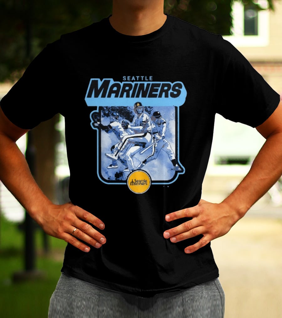 Seattle Mariners Retro Cooperstown Collection Baseball Team Players T-Shirt