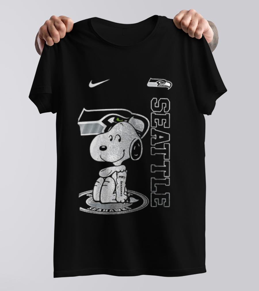 Nike Seattle Seahawks Snoopy Thank You For The Memories T-Shirt