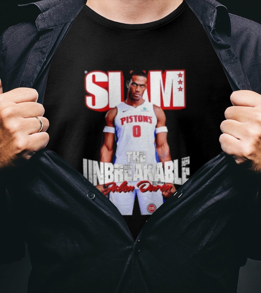 SLAM Jalen Duren Unbreakable Detroit Pistons 260 T-Shirt