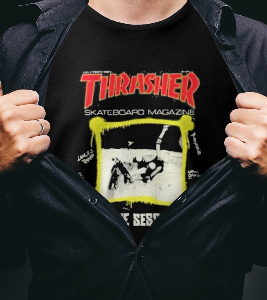 Thrasher Skateboard Magazine December 1983 Skate Sessions T-Shirt