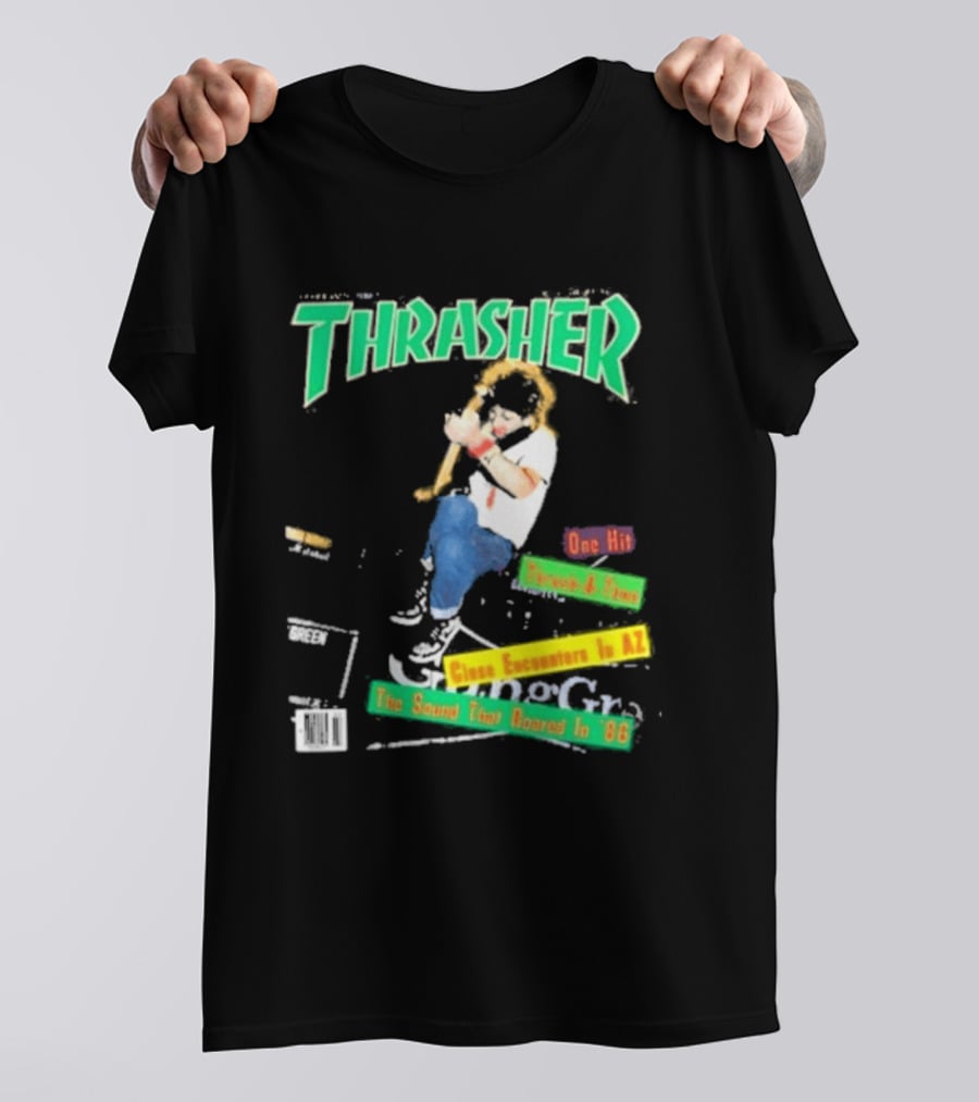 Thrasher Magazine February 1987 Pushead J Sam Somewhere In AZ The Sound You Heard In 86 T-Shirt