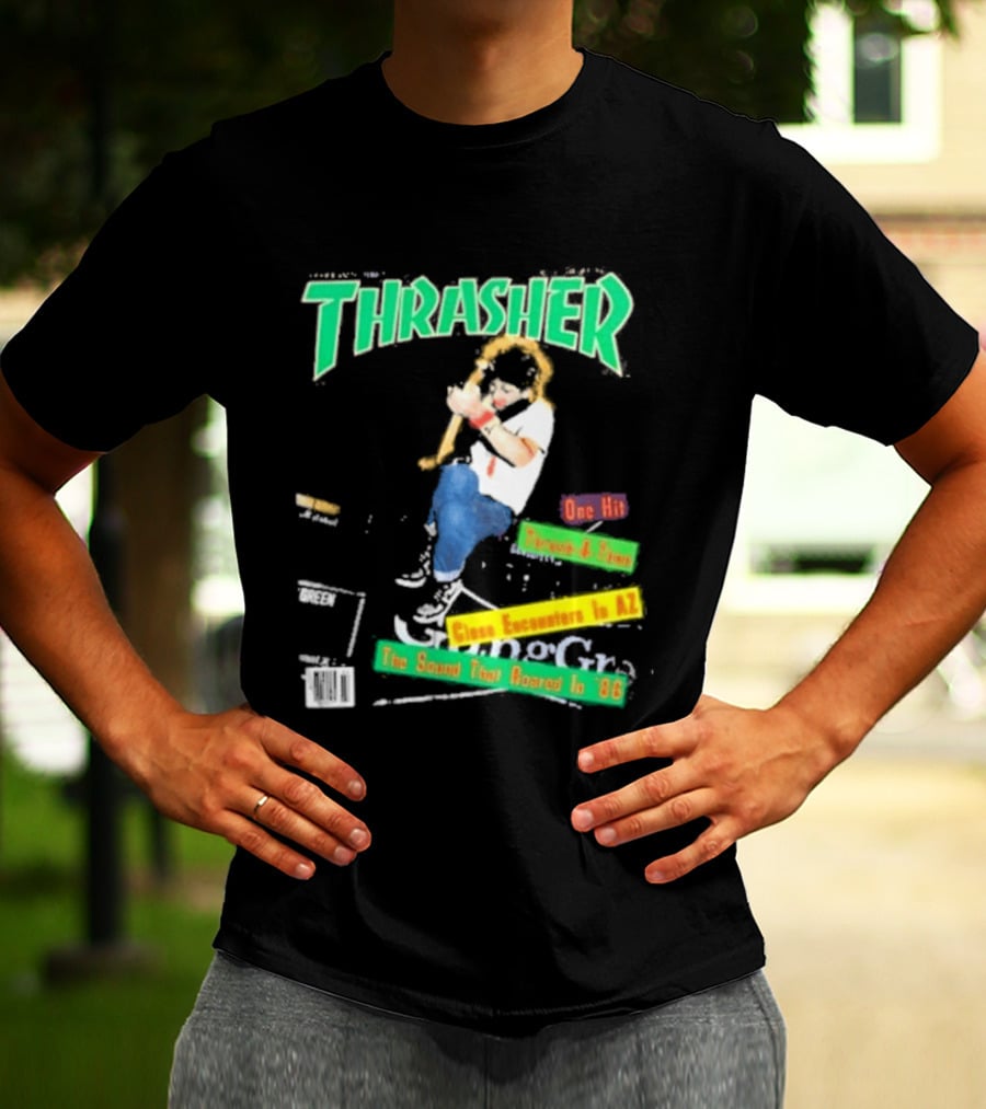 Thrasher Magazine February 1987 Pushead J Sam Somewhere In AZ The Sound You Heard In 86 T-Shirt