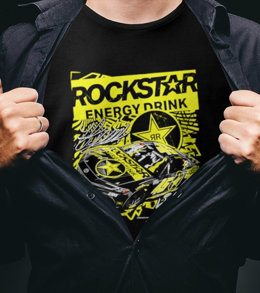 Tyler Reddick 23XI Racing Rockstar Energy Drink Car T-Shirt