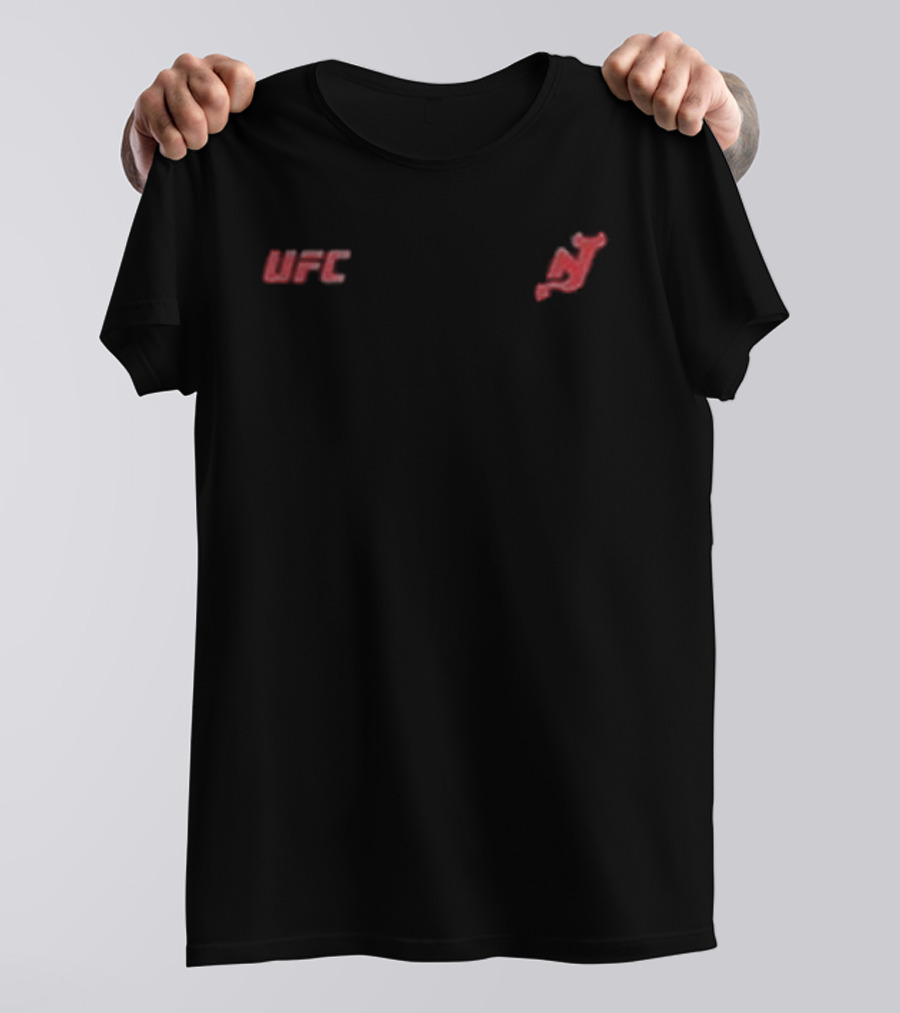 UFC Collaboration With New Jersey Devils T-Shirt