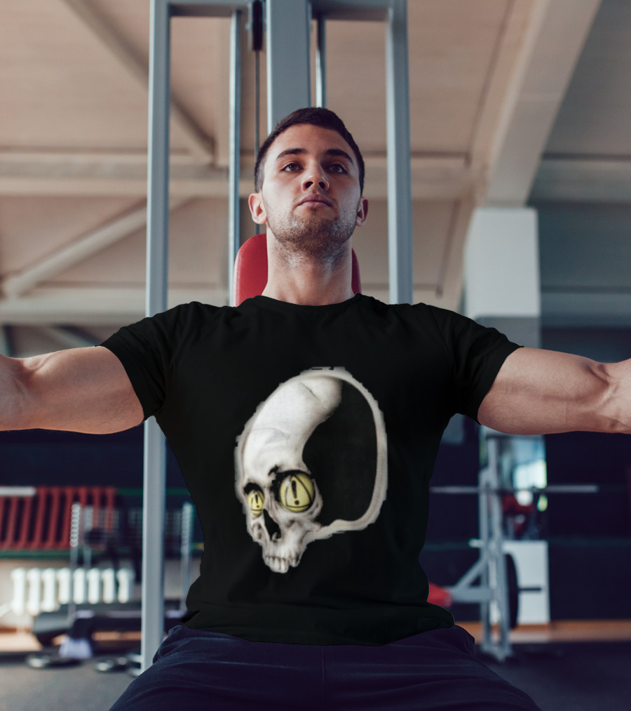 Yeat Dangerous Summer Skull Graphic With Distorted 3D Effect T-Shirt