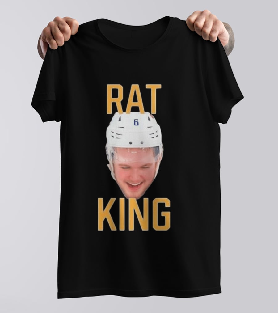 Zach Benson Rat King Head Sabres Number 6 T-Shirt