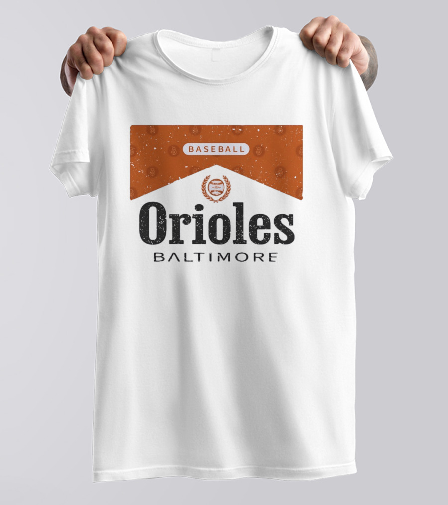 Baltimore Orioles Baseball Marlboro Collaboration T-Shirt