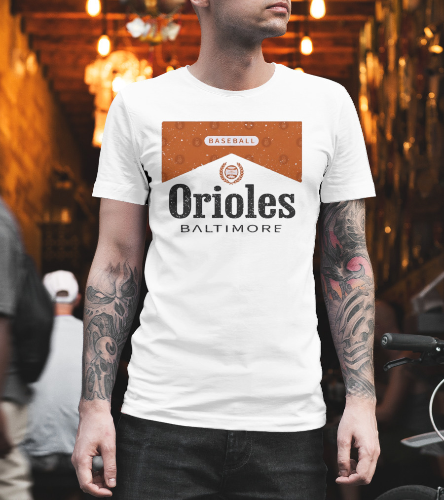Baltimore Orioles Baseball Marlboro Collaboration T-Shirt