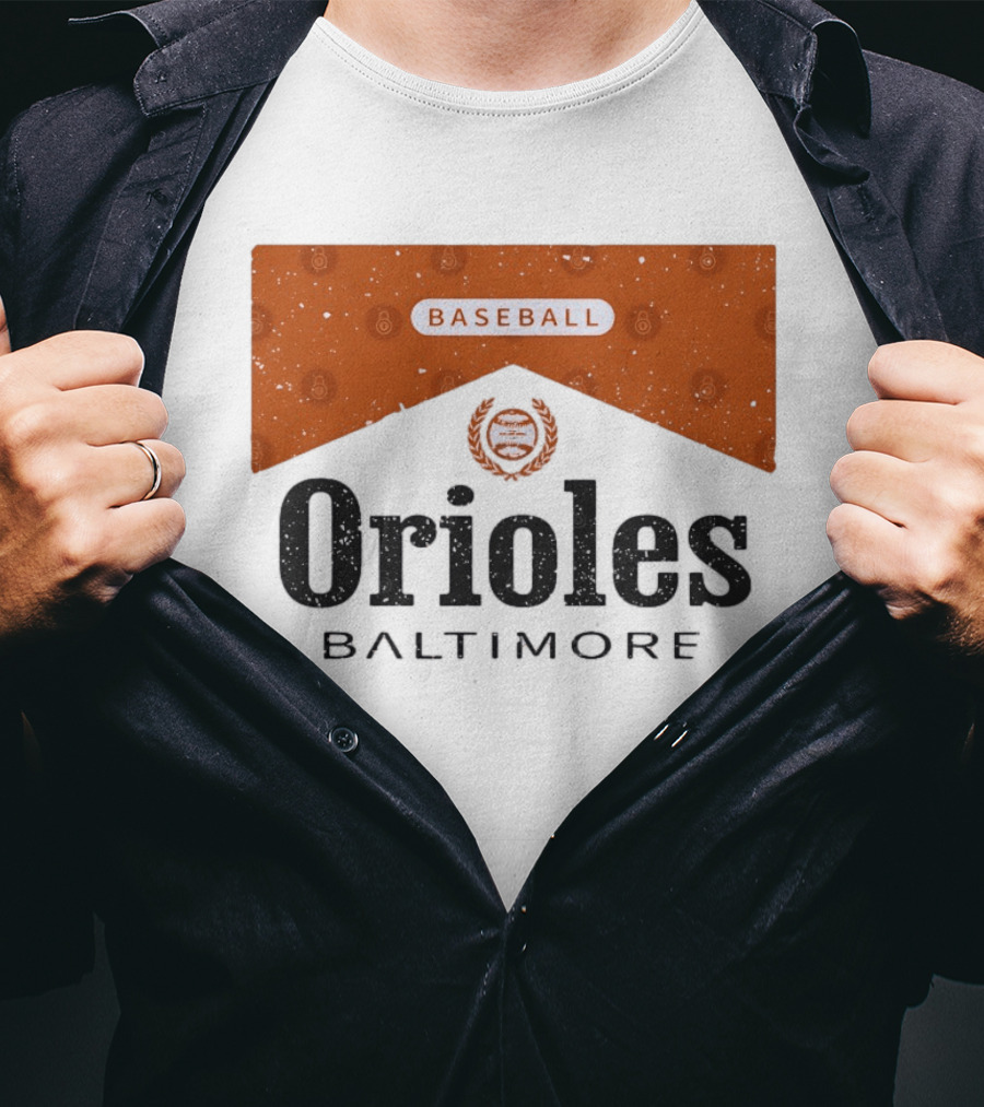 Baltimore Orioles Baseball Marlboro Collaboration T-Shirt