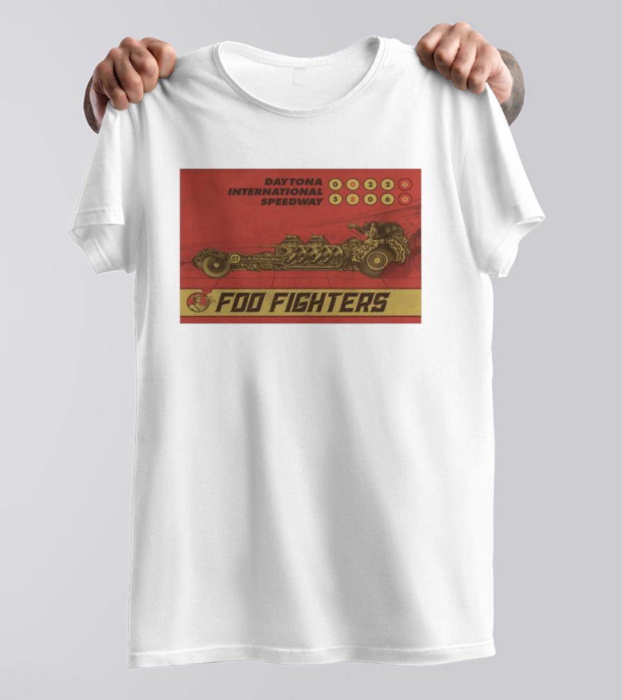 Foo Fighters Daytona International Speedway May 8 2026 Event T-Shirt