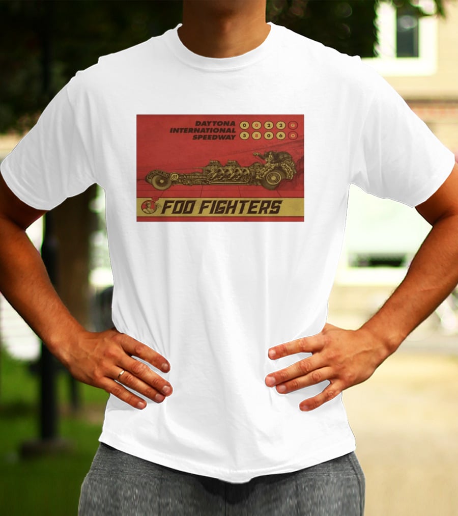 Foo Fighters Daytona International Speedway May 8 2026 Event T-Shirt
