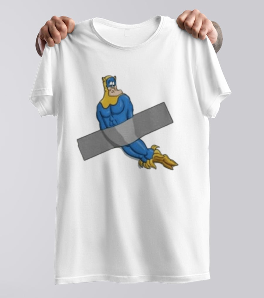 Jim'll Paint It Captain Hero Duct Tape T-Shirt