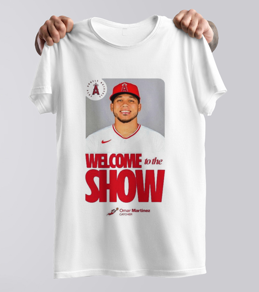 Los Angeles Angels Juan Lagares Welcome To The Show MLB Baseball T-Shirt