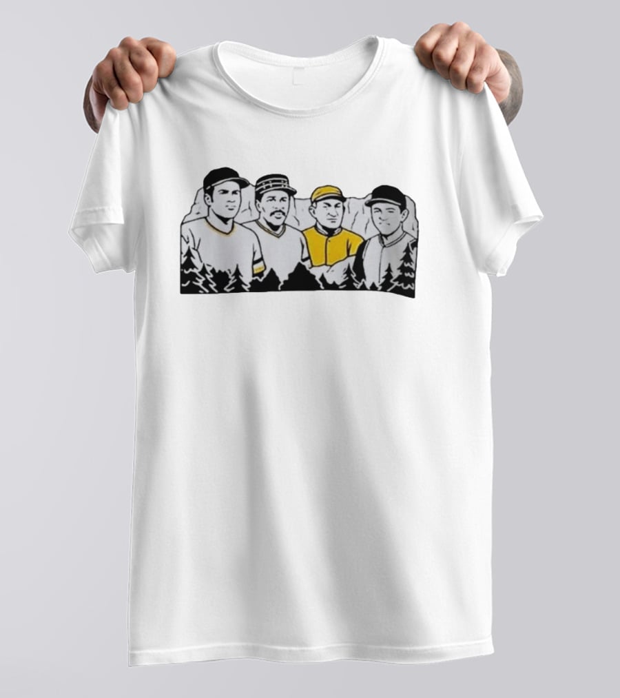 Pittsburgh Baseball Legends Mount Rushmore Pirates T-Shirt