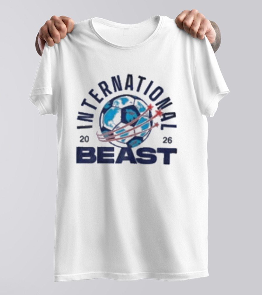International Beast Soccer 2026 Logo Mr Beast T-Shirt