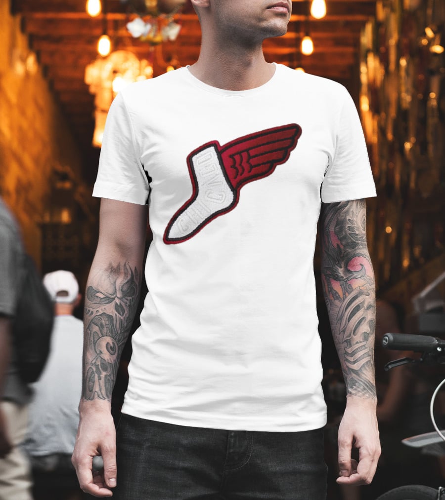 White Sox Chicago Winged Sock 2026 Promo Event T-Shirt